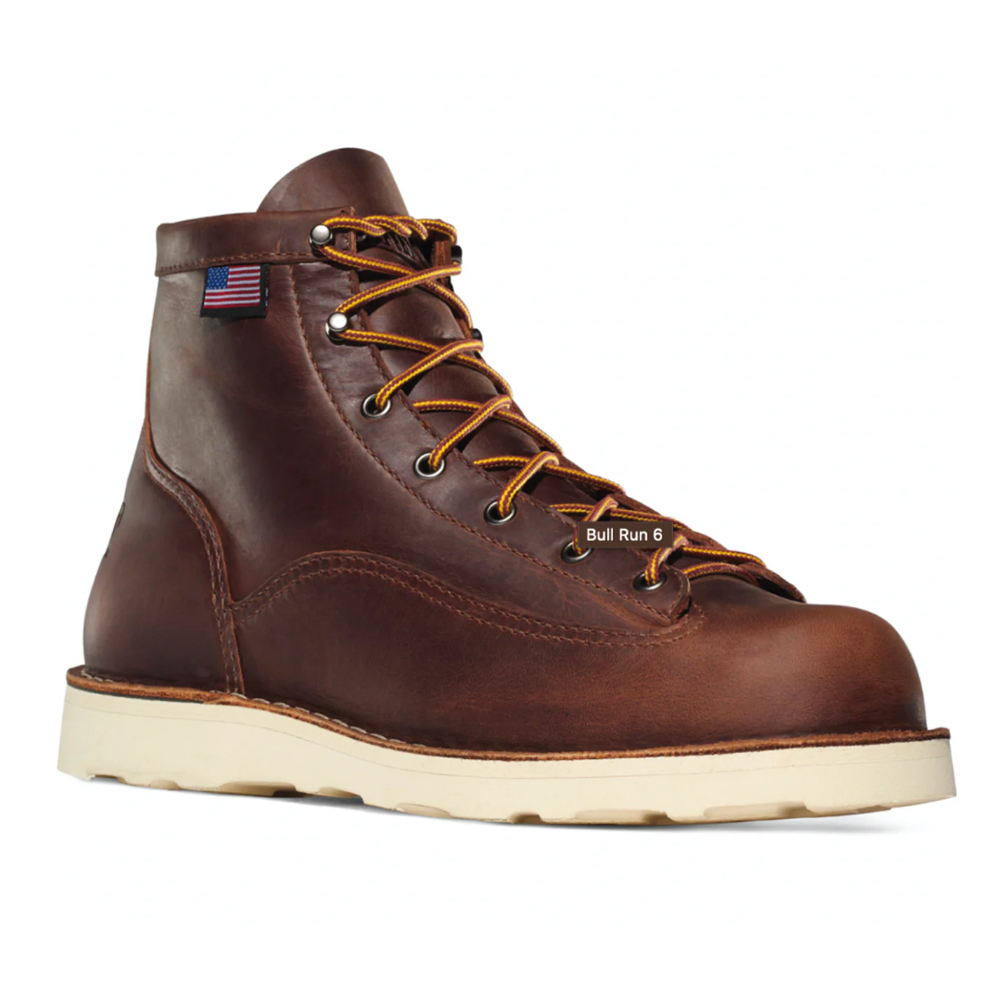 DANNER BULL RUN ROUND TOE BOOT BROWN - Image 4