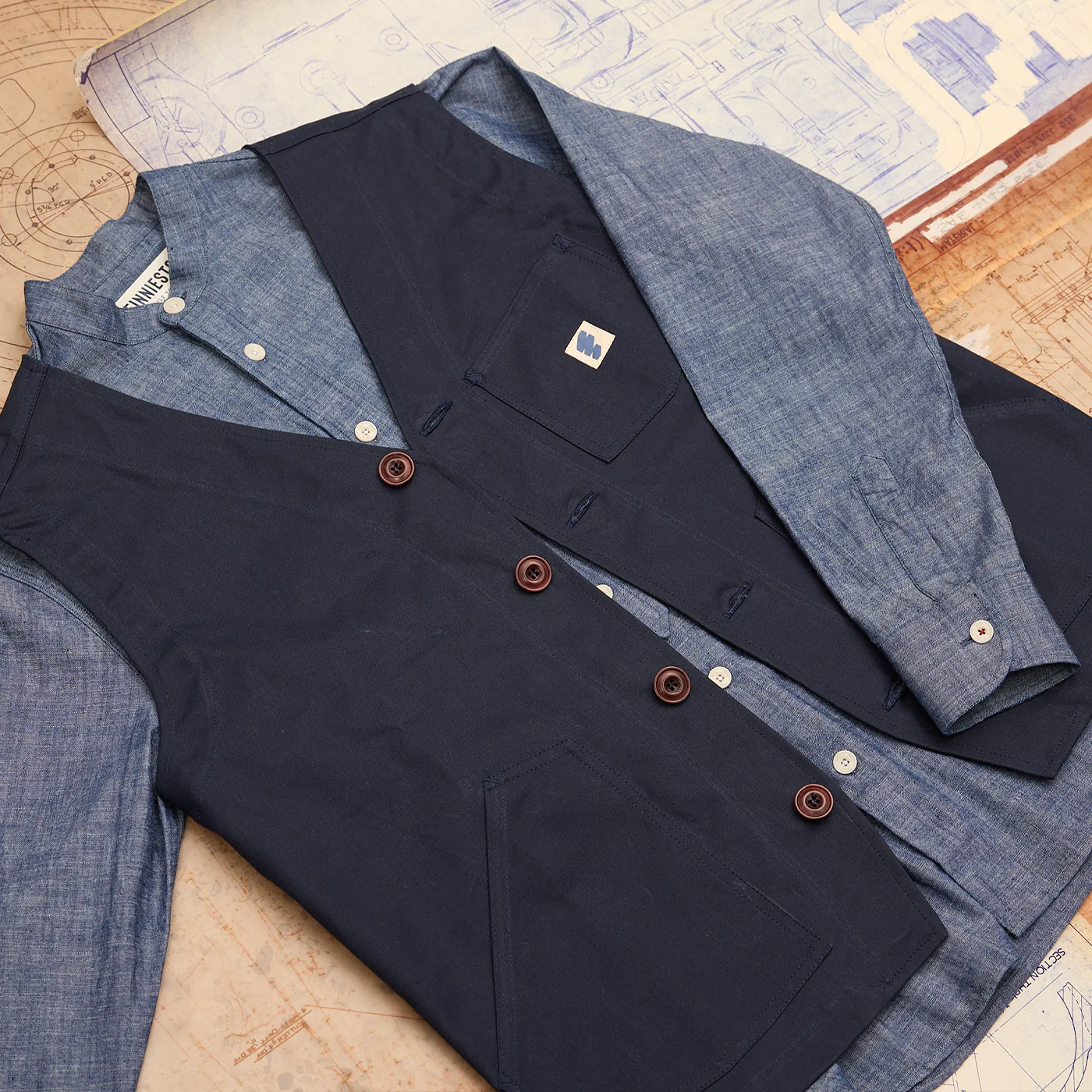 FINLAY CANVAS VEST - Image 3